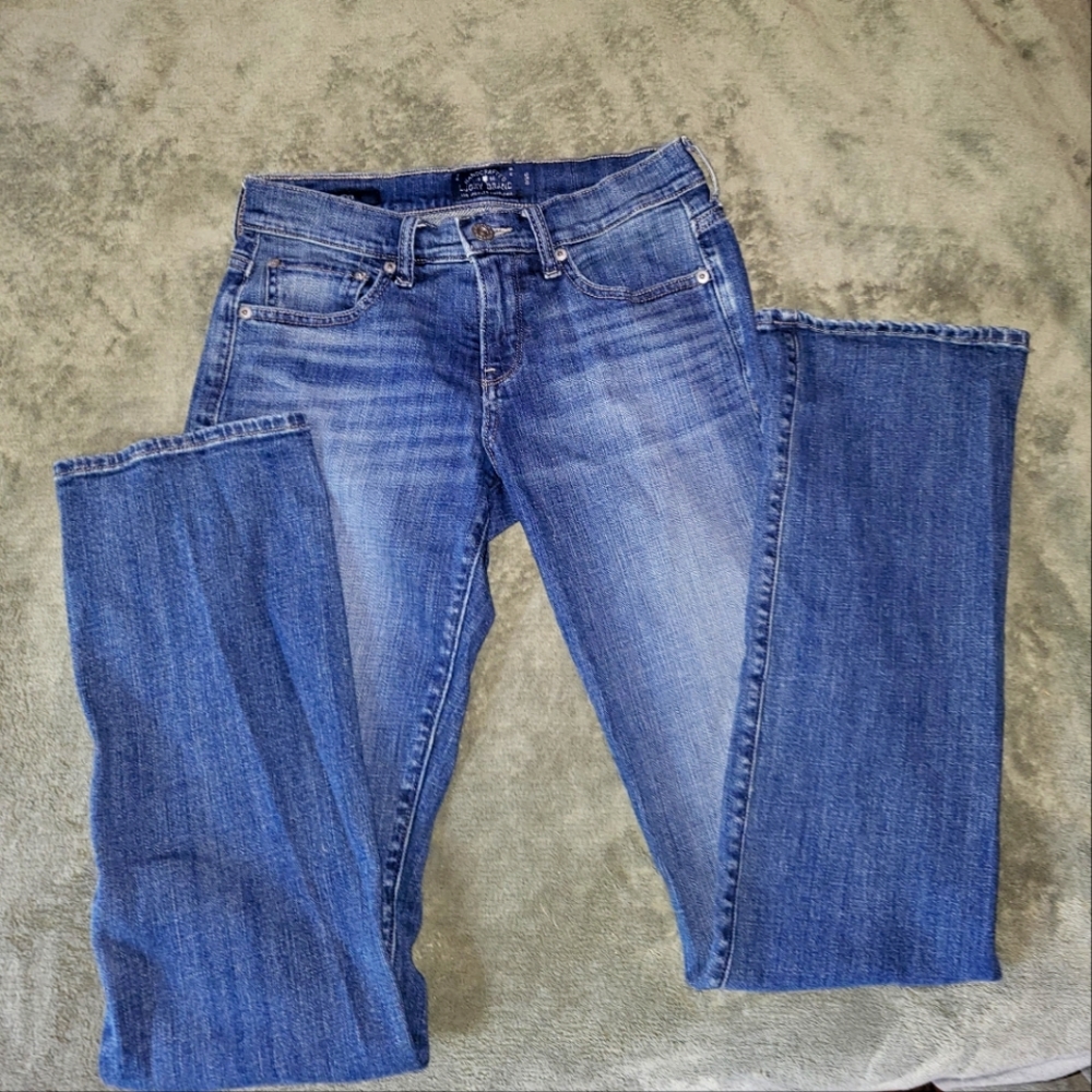 Lucky  Brand straight leg jeans.  Size 0